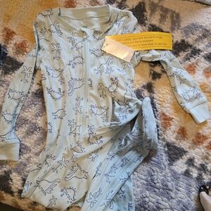 dip Kids Dinosaur Pajama Set - Light Blue